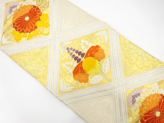Japanese Kimono / Antique / Fukuro Obi Silk